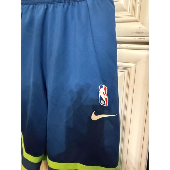 Nike Men's Minnesota Timberwolves Engineered Basketball Shorts Blue Size XL - Picture 1 of 9